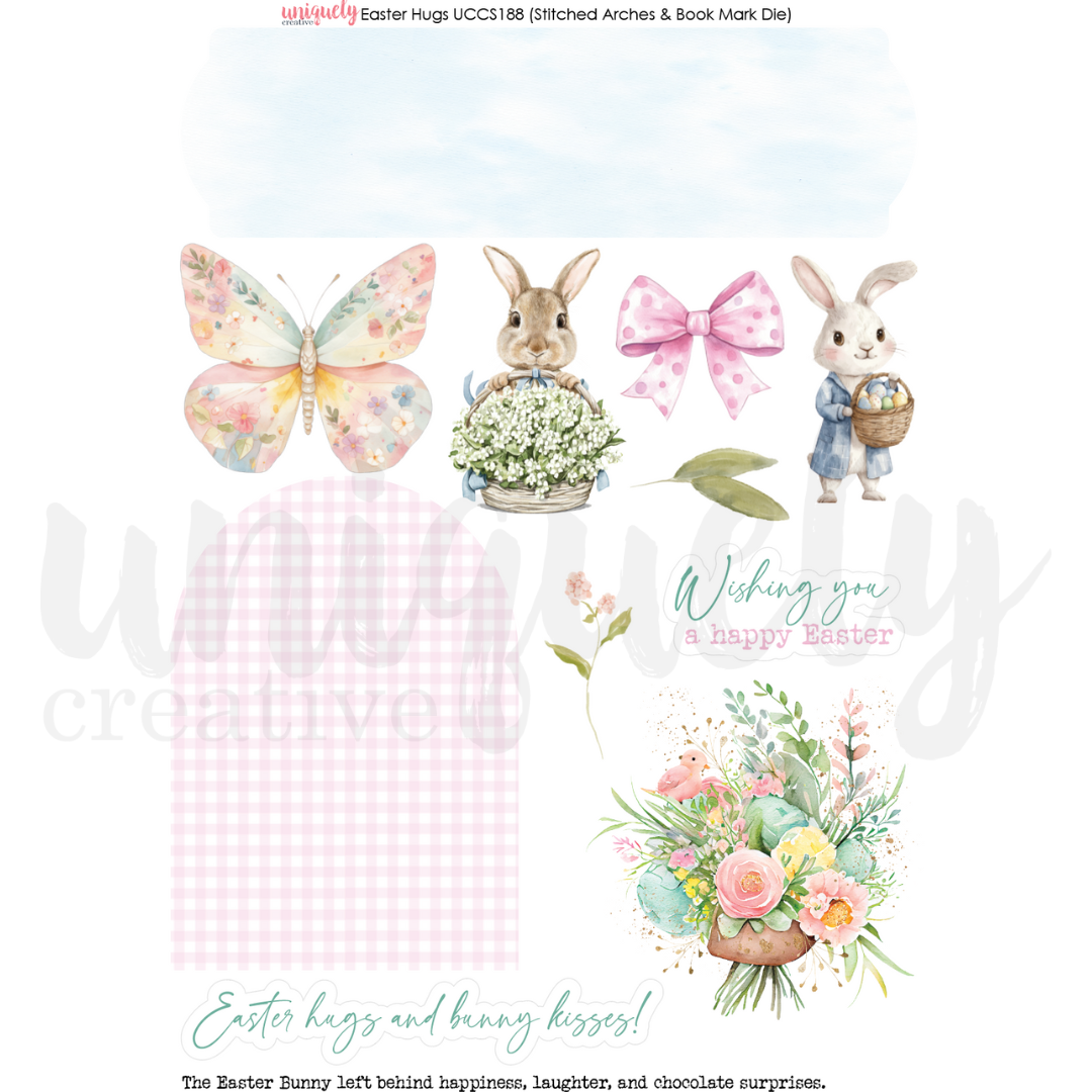 Uniquely Creative - Easter Hugs Cut-a-Part Sheet