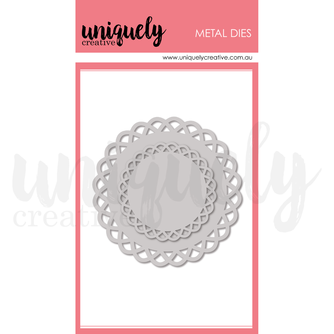 Uniquely Creative - Lace Edge Circle Die