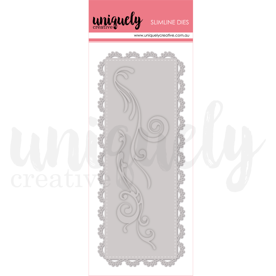 Uniquely Creative - Slim Lace & Flourishes Die