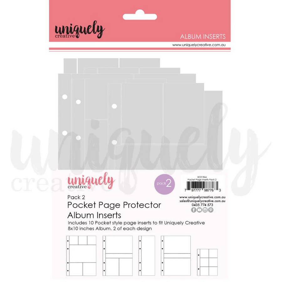 Uniquely Creative - Pocket Page Album Inserts - Pack 2