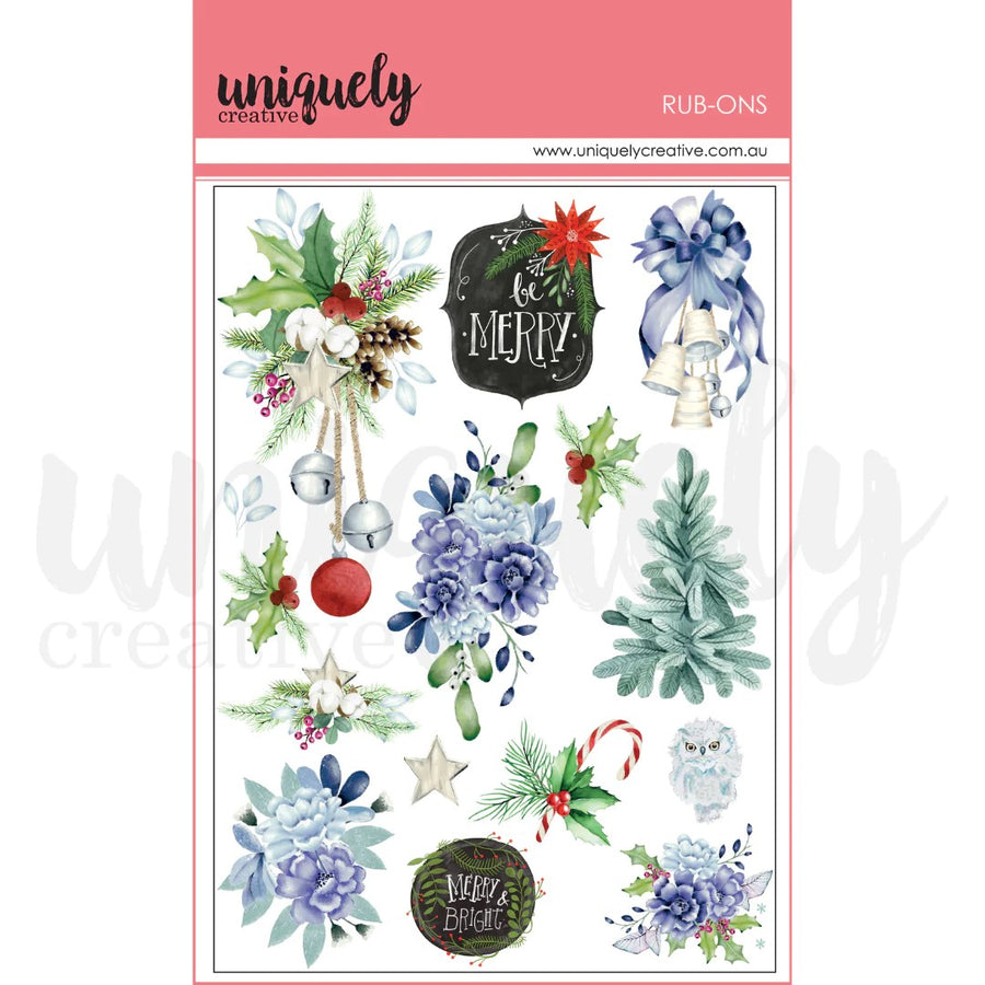 Uniquely Creative - Holiday Spirit Rub-ons