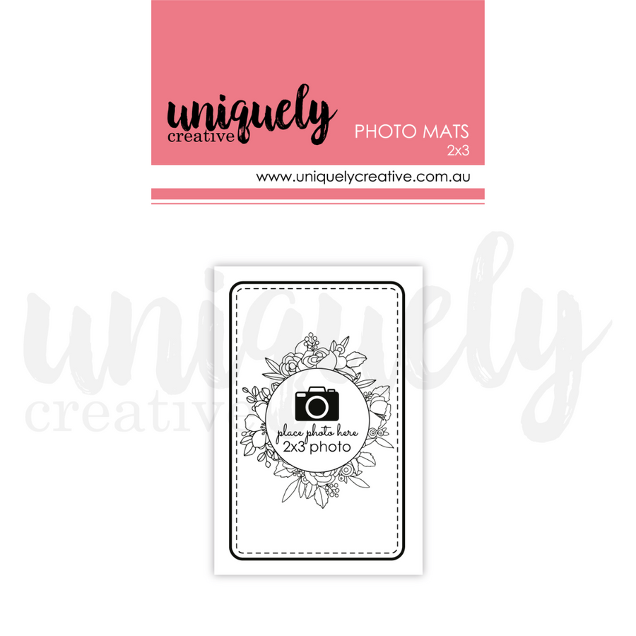 Uniquely Creative - 2" x 3" Photo Mats