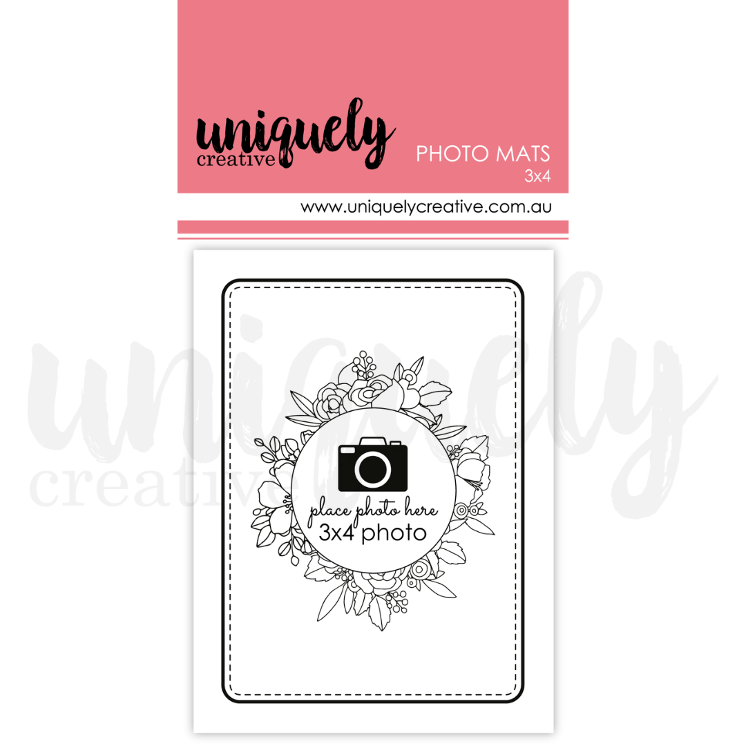 Uniquely Creative - 3" x 4" Photo Mats