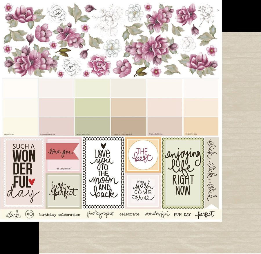 Uniquely Creative - 12" x 12" Enjoying Life Paper (Sweet Magnolia Collection)