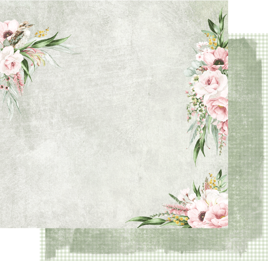 Uniquely Creative - Eucalyptus Dreaming Paper (Peonies & Proteas Collection)