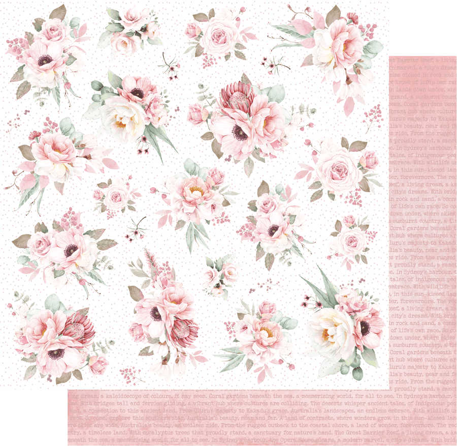 Uniquely Creative - Golden Wonders Paper (Peonies & Proteas Collection)