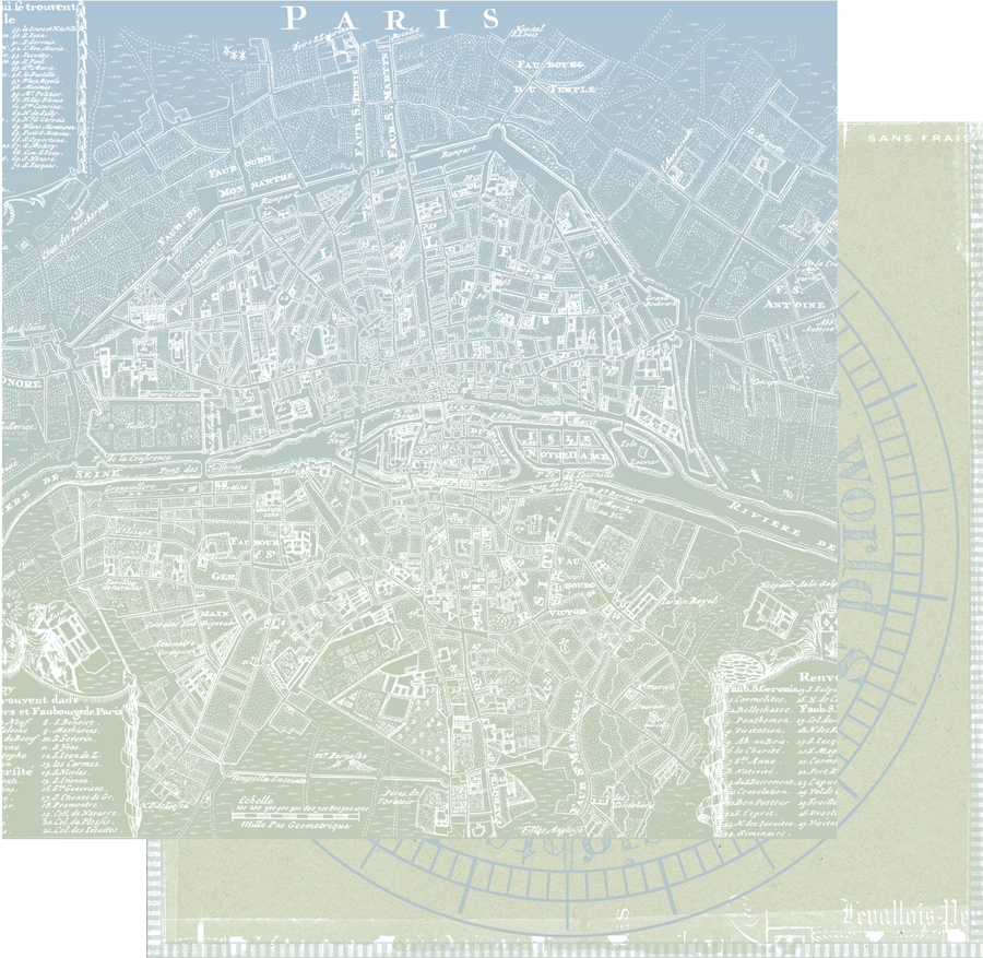 Uniquely Creative - Follow the Map Paper (Scenic Route Collection)