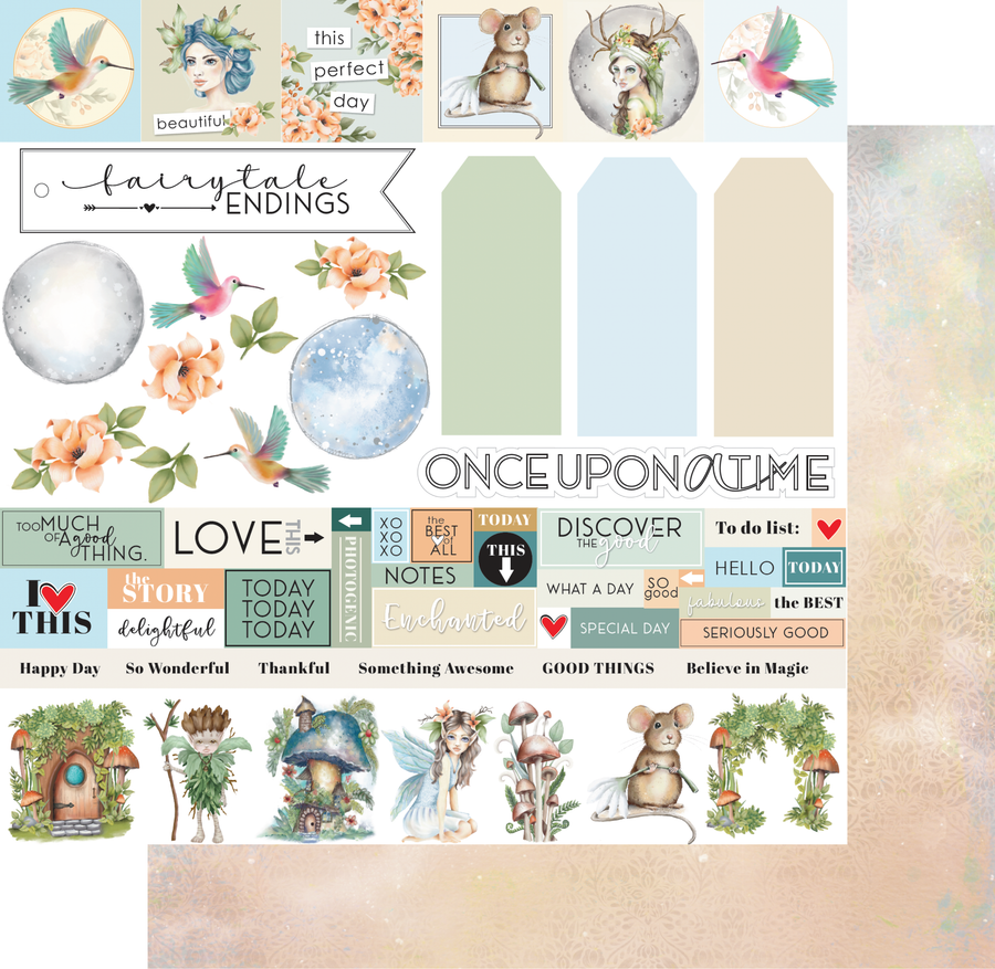 Uniquely Creative - Once Upon a Time Paper (Enchanted Forest Collection)