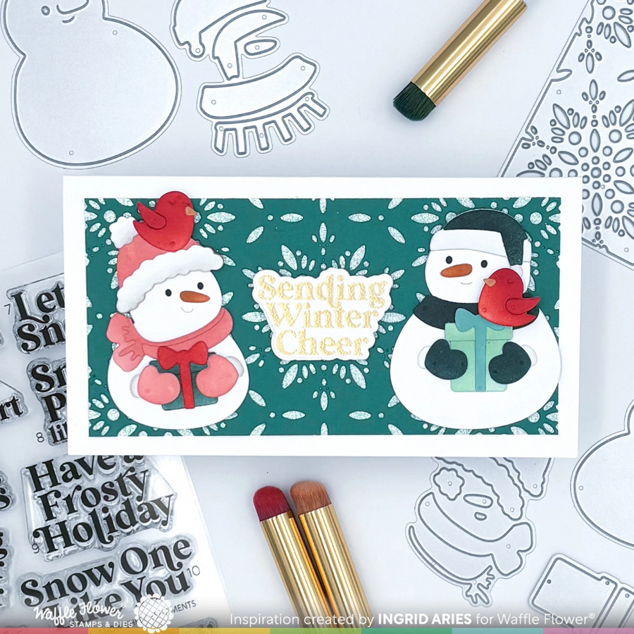 Waffle Flower - Snow Cheer Sentiments Combo