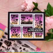 Waffle Flower - Wild Flower Silhouettes Stamp Set