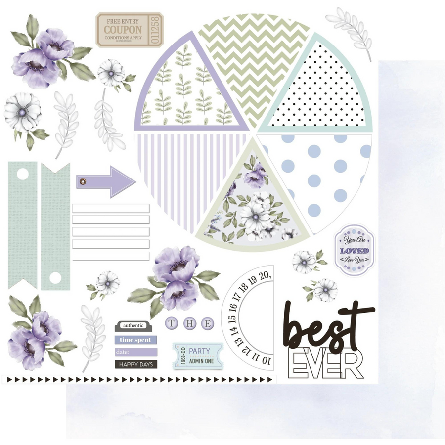 Uniquely Creative - Best Ever-Page on a Page Paper (Wisteria Lane Collection)