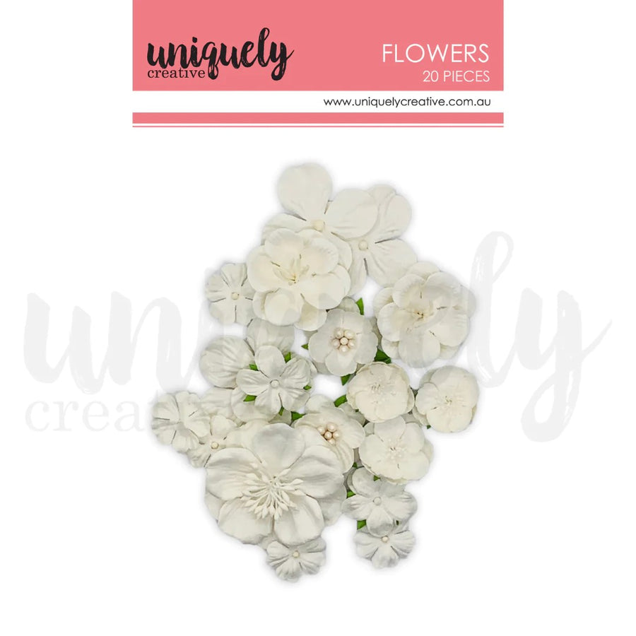 Uniquely Creative - White Flowers