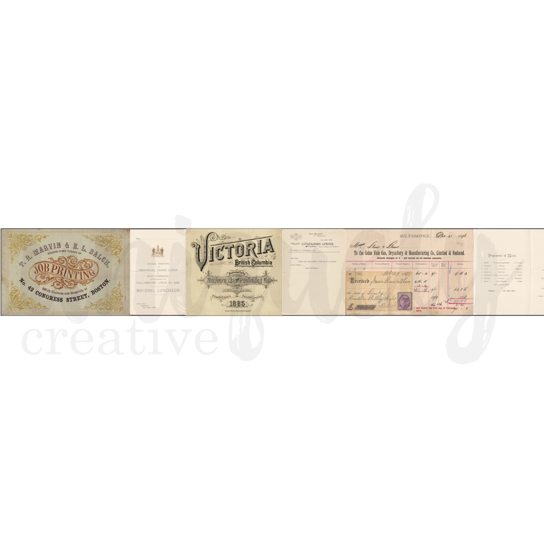 Uniquely Creative - Willow & Grace Vintage Washi Tape 40mm