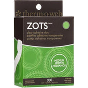 Therm-O-Web Zots Clear Adhesive Dots - Medium (3/8in or 9.53mm)