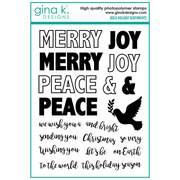 Gina K Designs - Bold Holiday Sentiments Stamps