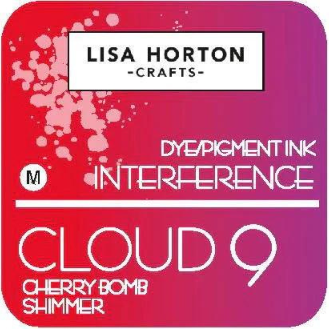 Lisa Horton Crafts - Interference Ink Pad - Cherry Bomb Shimmer