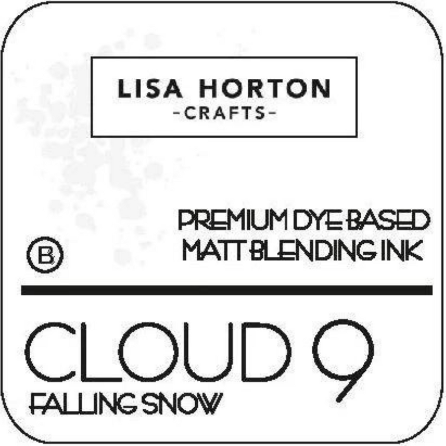 Lisa Horton Crafts - Matte Blending Ink Pad - Falling Snow