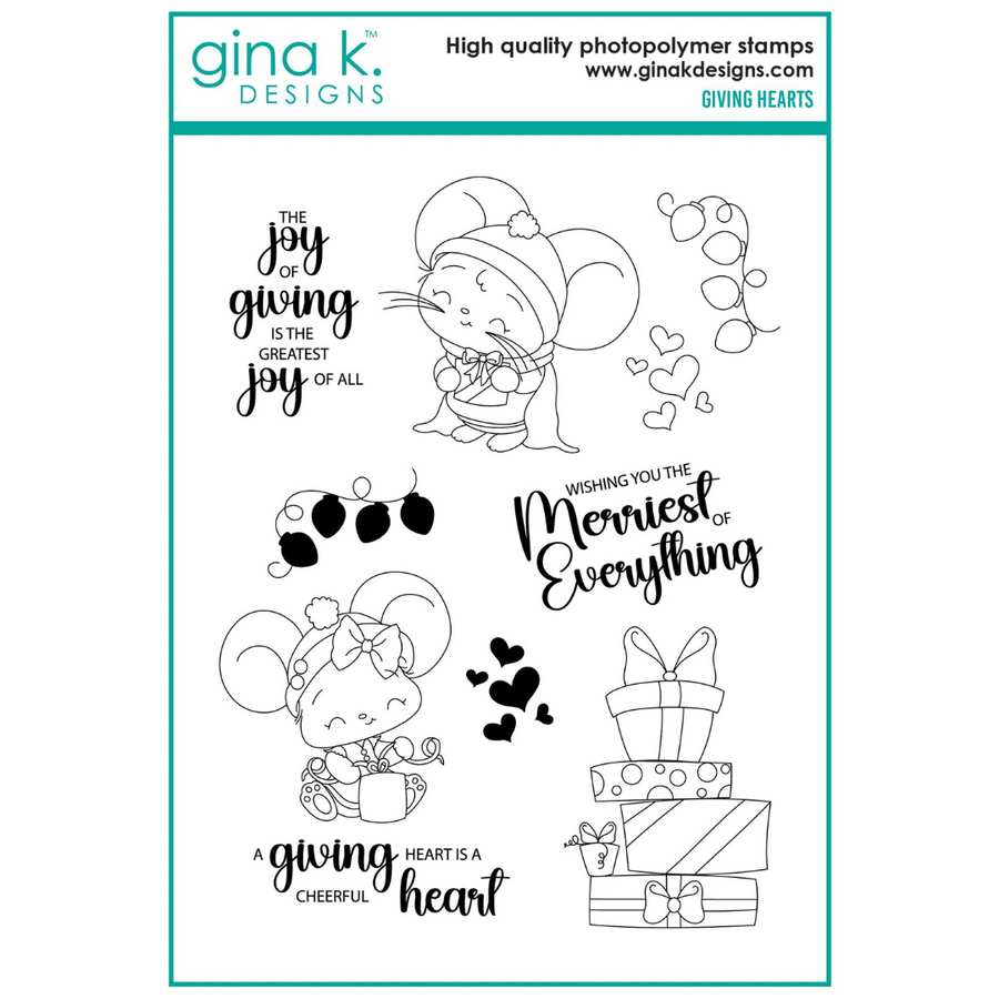 Gina K Designs - Giving Hearts Stamps