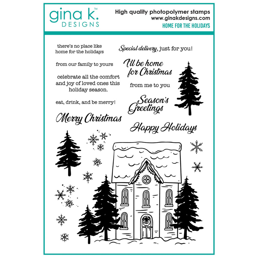 Gina K Designs - Home for the Holidays Stamps