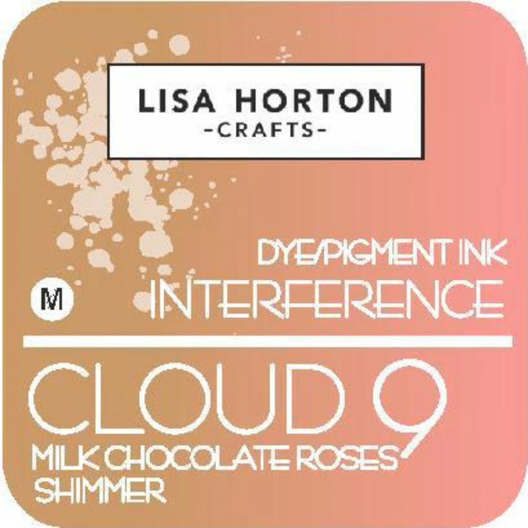 Lisa Horton Crafts - Interference Ink Pad - Milk Chocolate Roses Shimmer