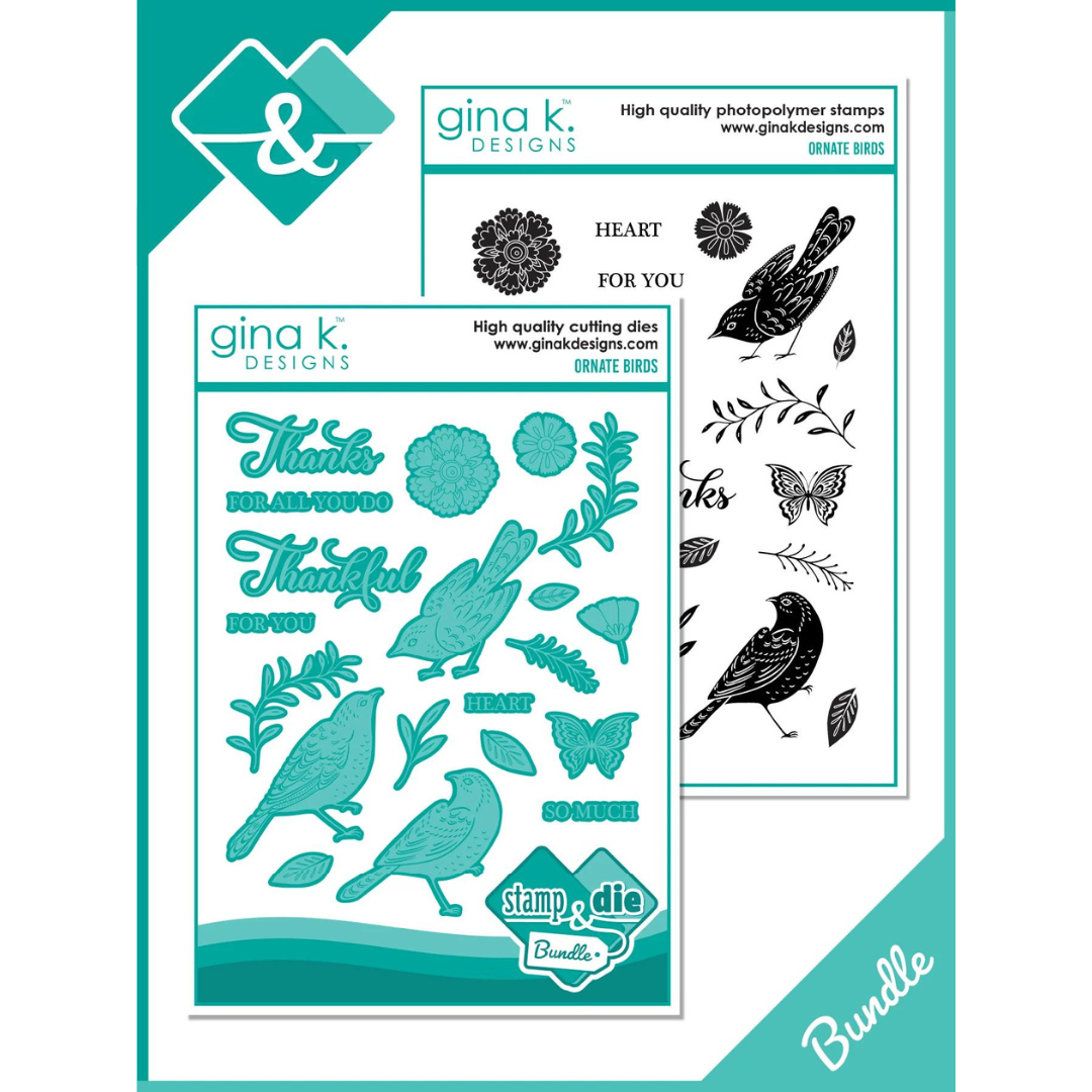 Gina K Designs - Ornate Birds Bundle