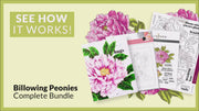 Altenew - Billowing Peonies Stamp Set