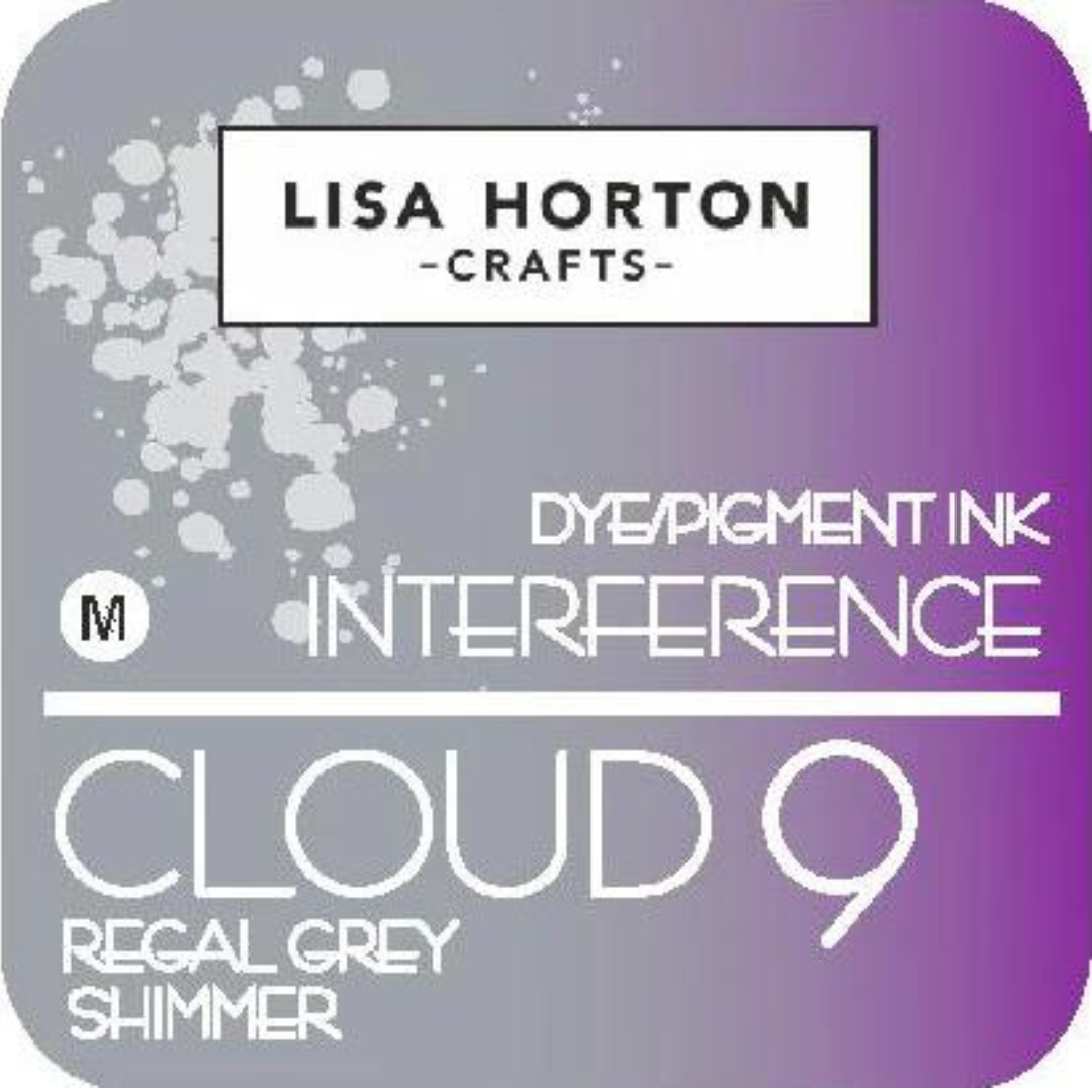 Lisa Horton Crafts - Interference Ink Pad - Regal Grey Shimmer