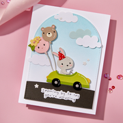 Spellbinders - Go Kart Go Etched Dies from the Little Smiles Collection